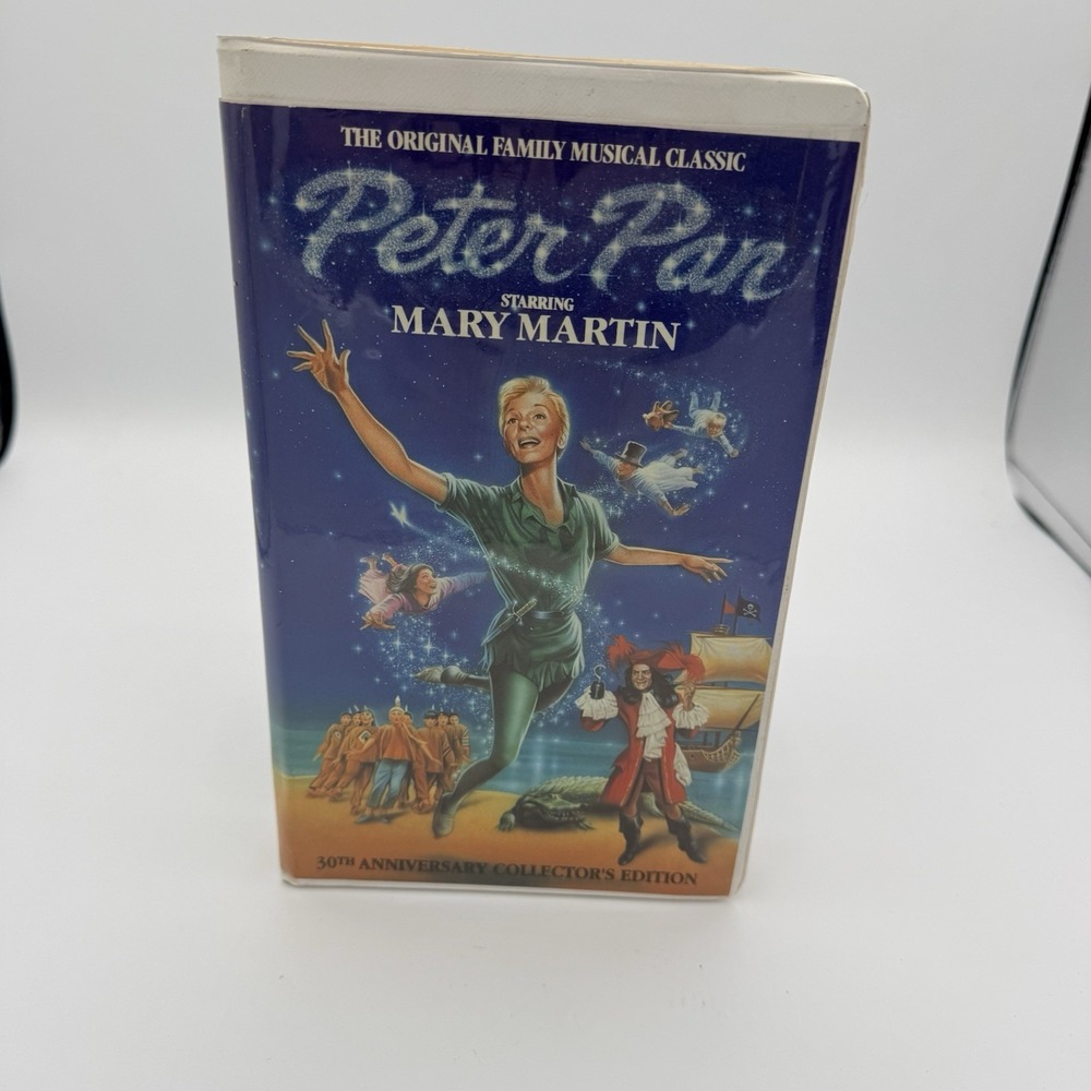 Peter Pan Mary Martin VHS 30th Anniversary Collector's Edition GoodTimes